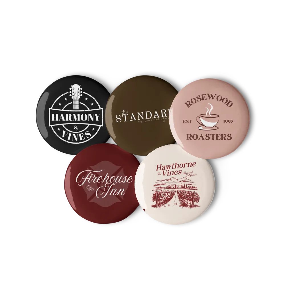 Hawthorne Vines - Button Pack #1 product image (1)