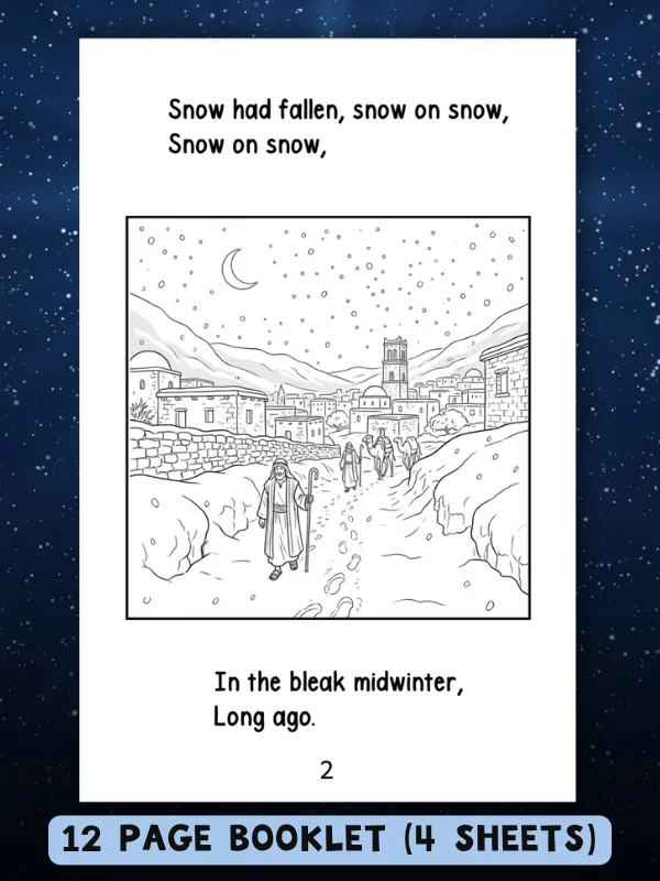In the Bleak Midwinter Coloring Book product image (3)