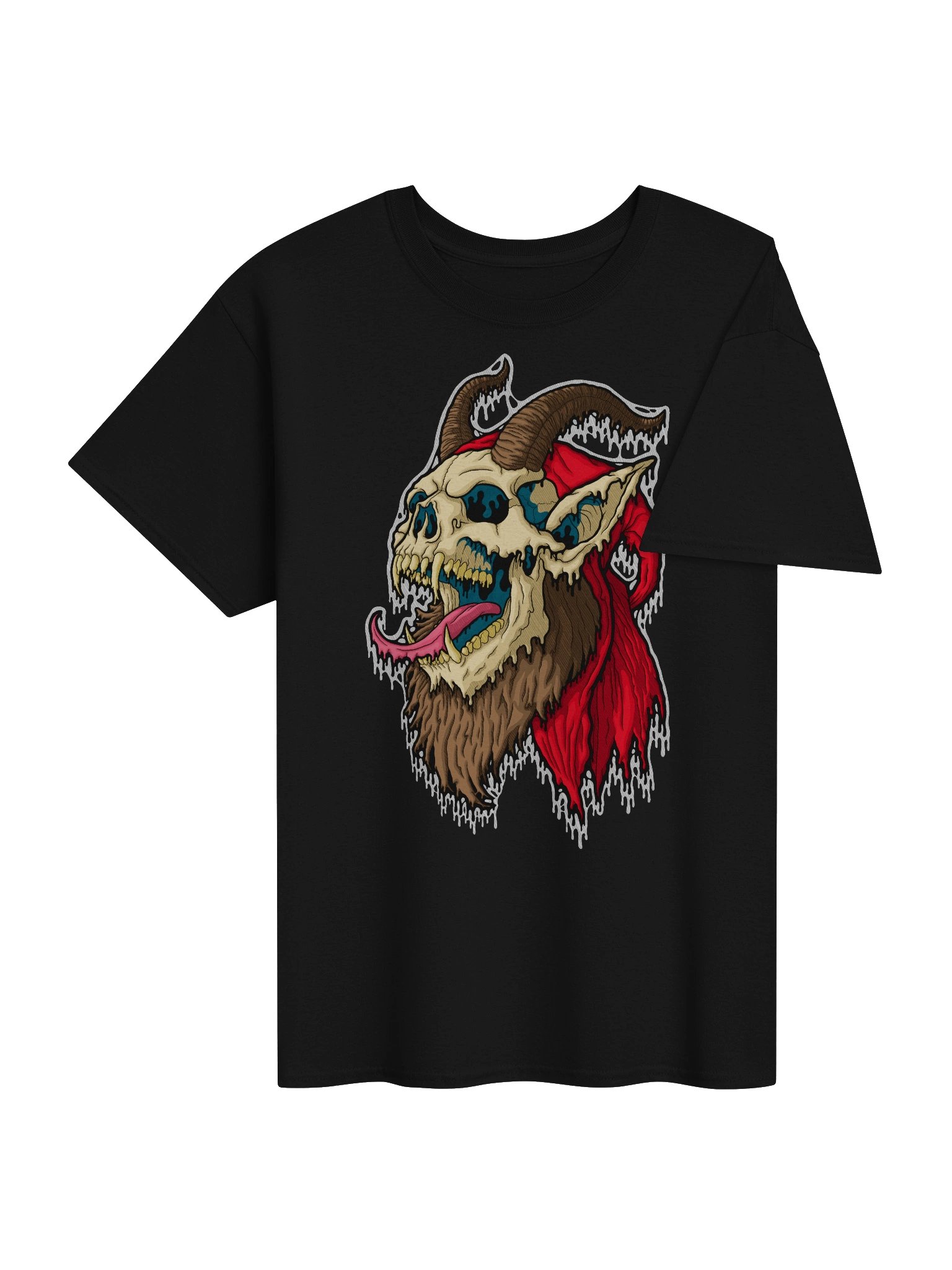 Drippy Krampus Skull Tee product image (4)