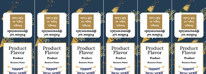 Happy New Year Label Templates product image (2)