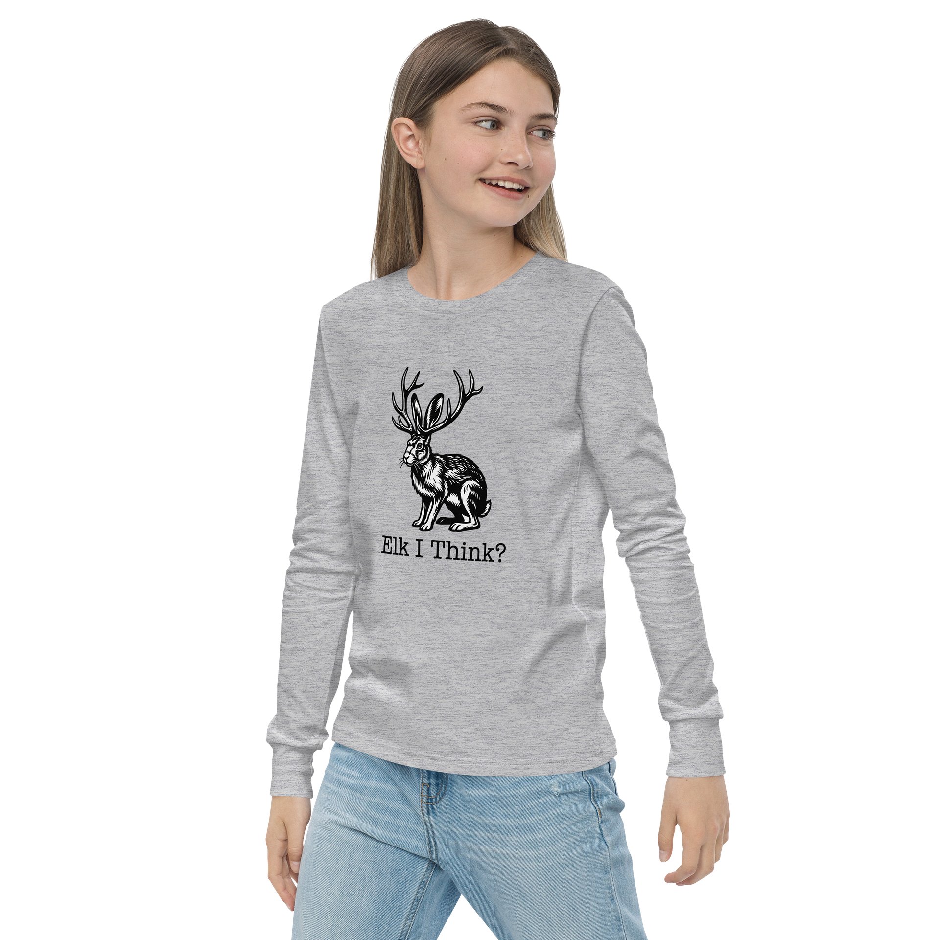 Elk I Think? Youth Long‑Sleeve Tee — From Range To Field product image (10)