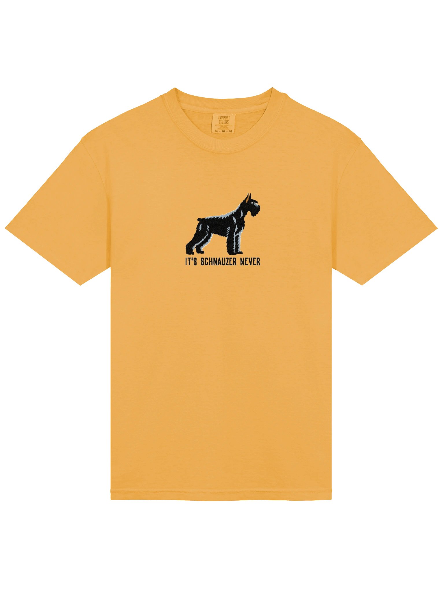It's Schnauzer Never T-Shirt(Embroidered) of a Giant Schnauzer(Black) product image (6)