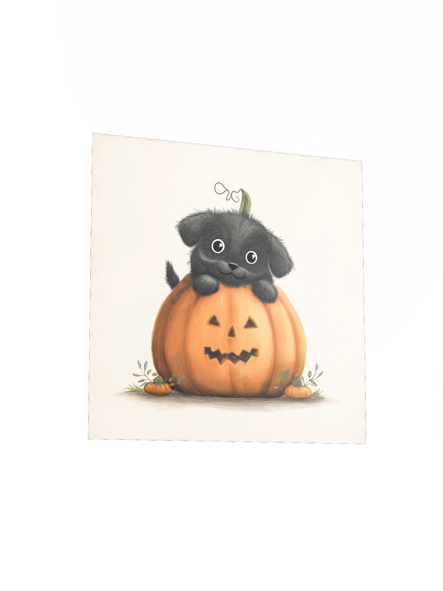Cute Halloween Puppy in Pumpkin product image (15)