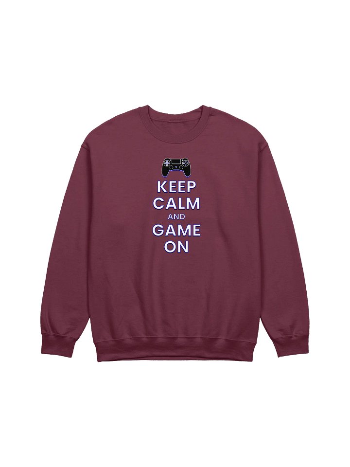 KEEP CALM AND GAME ON PS SWEATSHIRT product image (1)