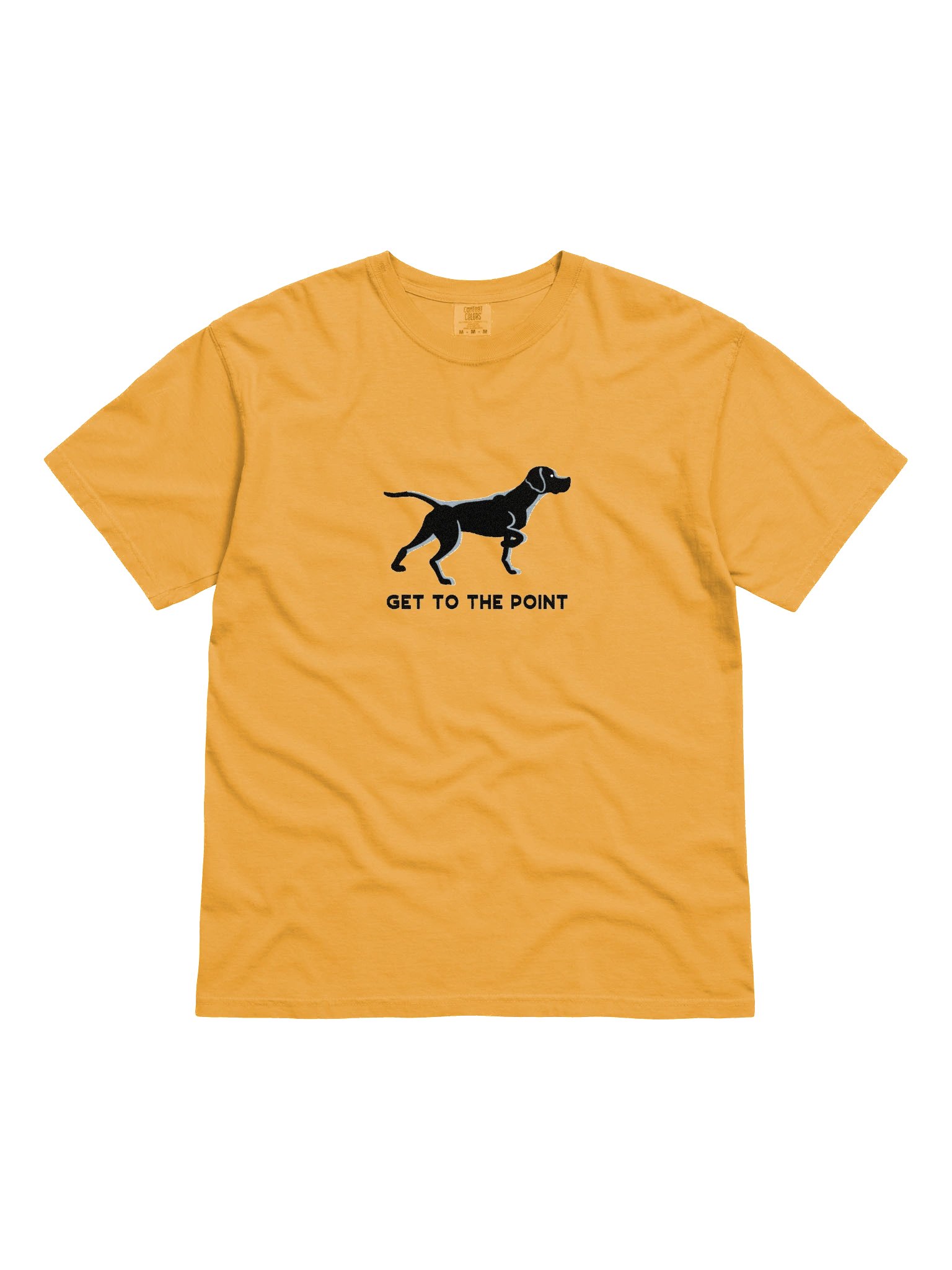 Get to the Point T-Shirt(Embroidered) of an English Pointer(Black) product image (4)
