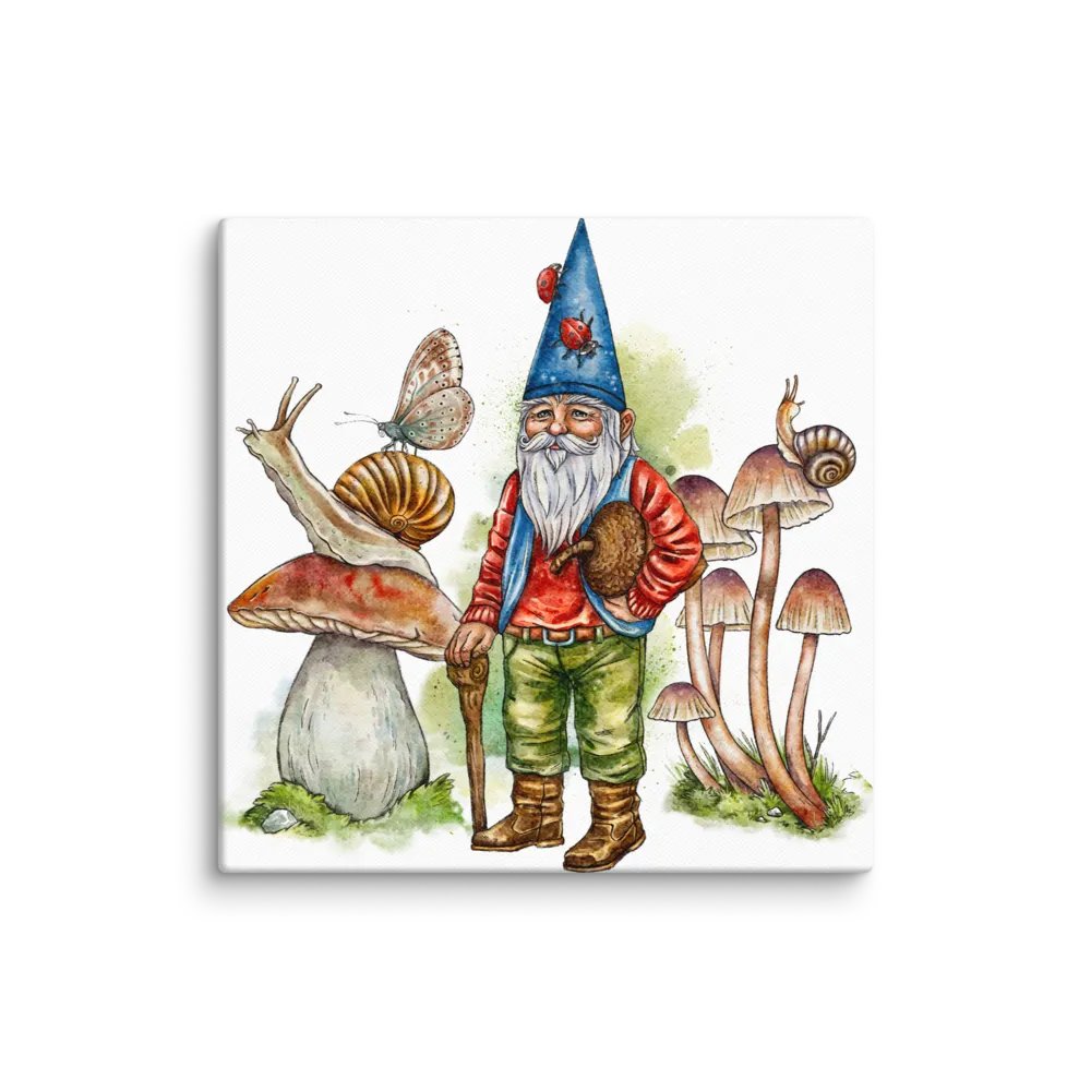 Gnome Mushroom Magic Canvas Art product image (2)