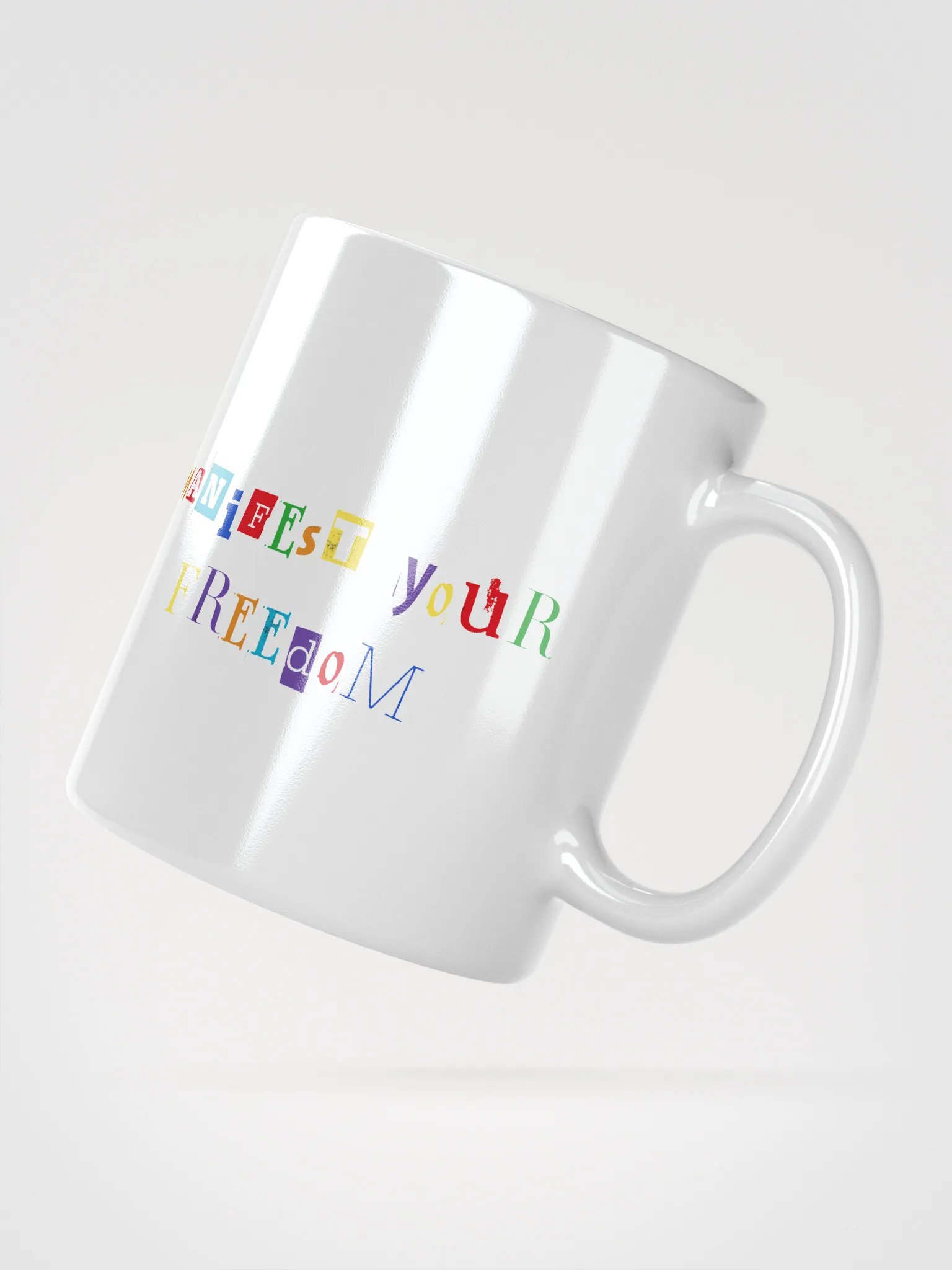 Head in the Clouds Glossy White Mug product image (4)