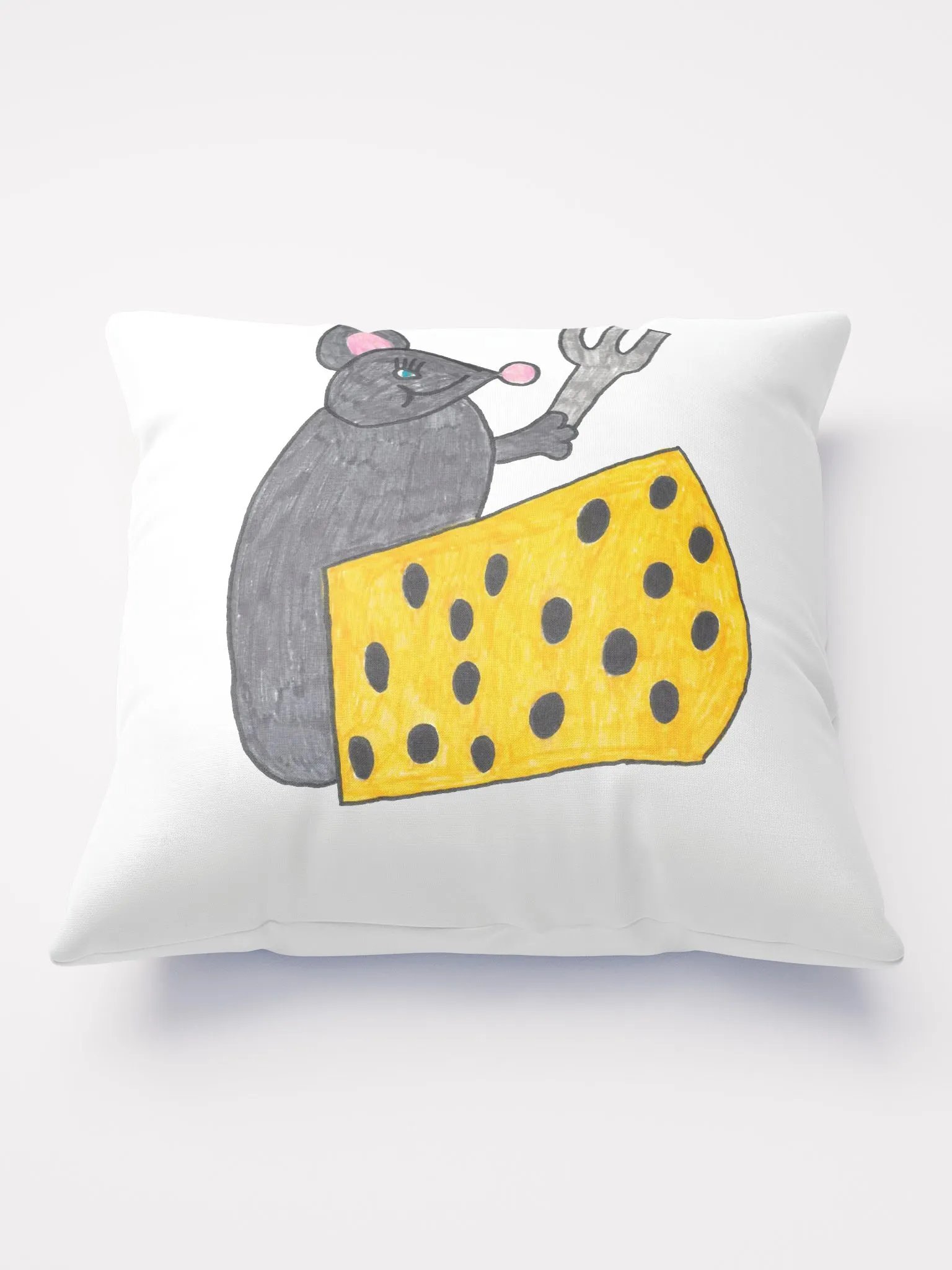 Cheese mouse pillow product image (2)