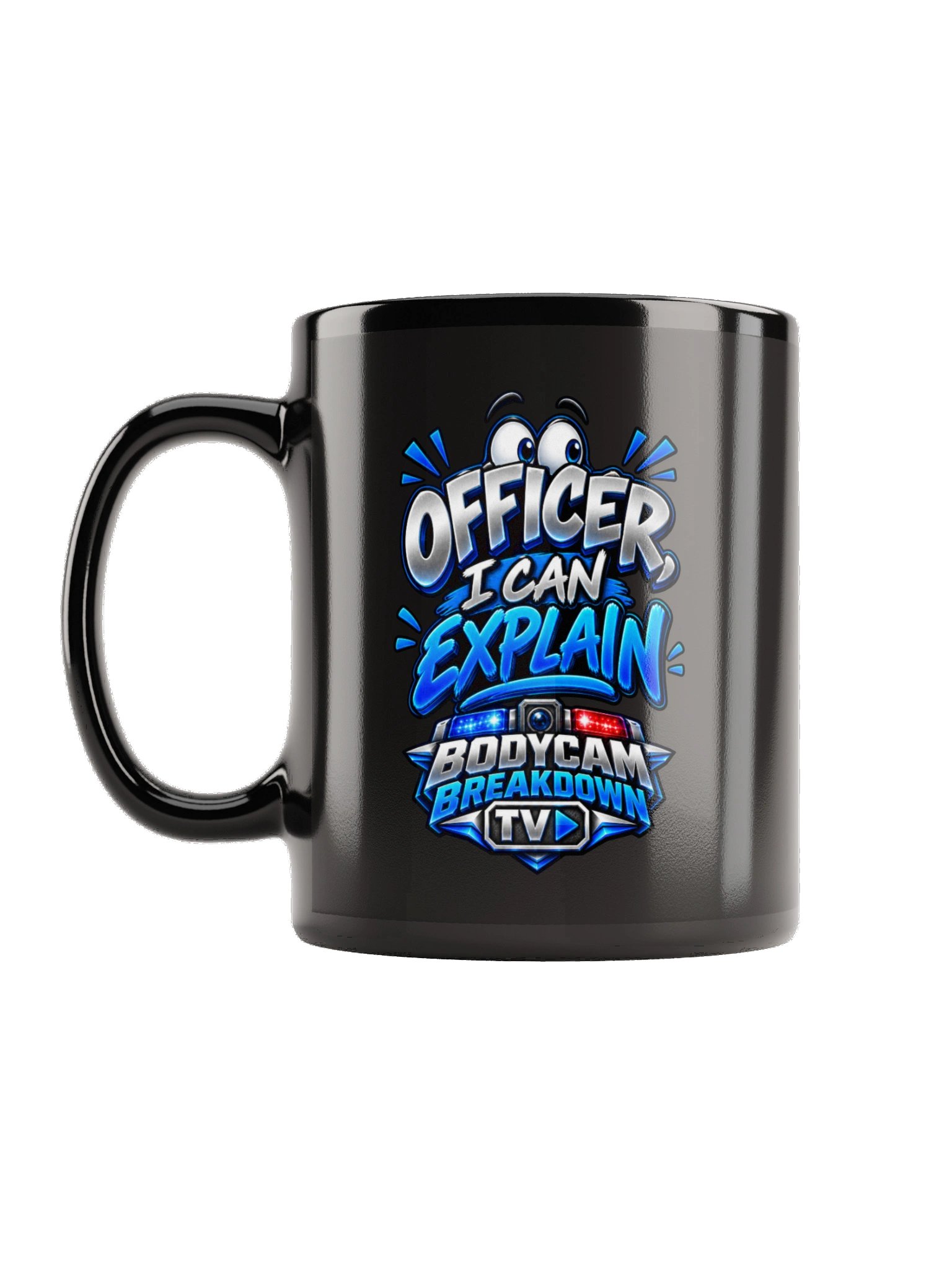 Bodycam Breakdown TV Officer, I Can Explain Mug product image (1)