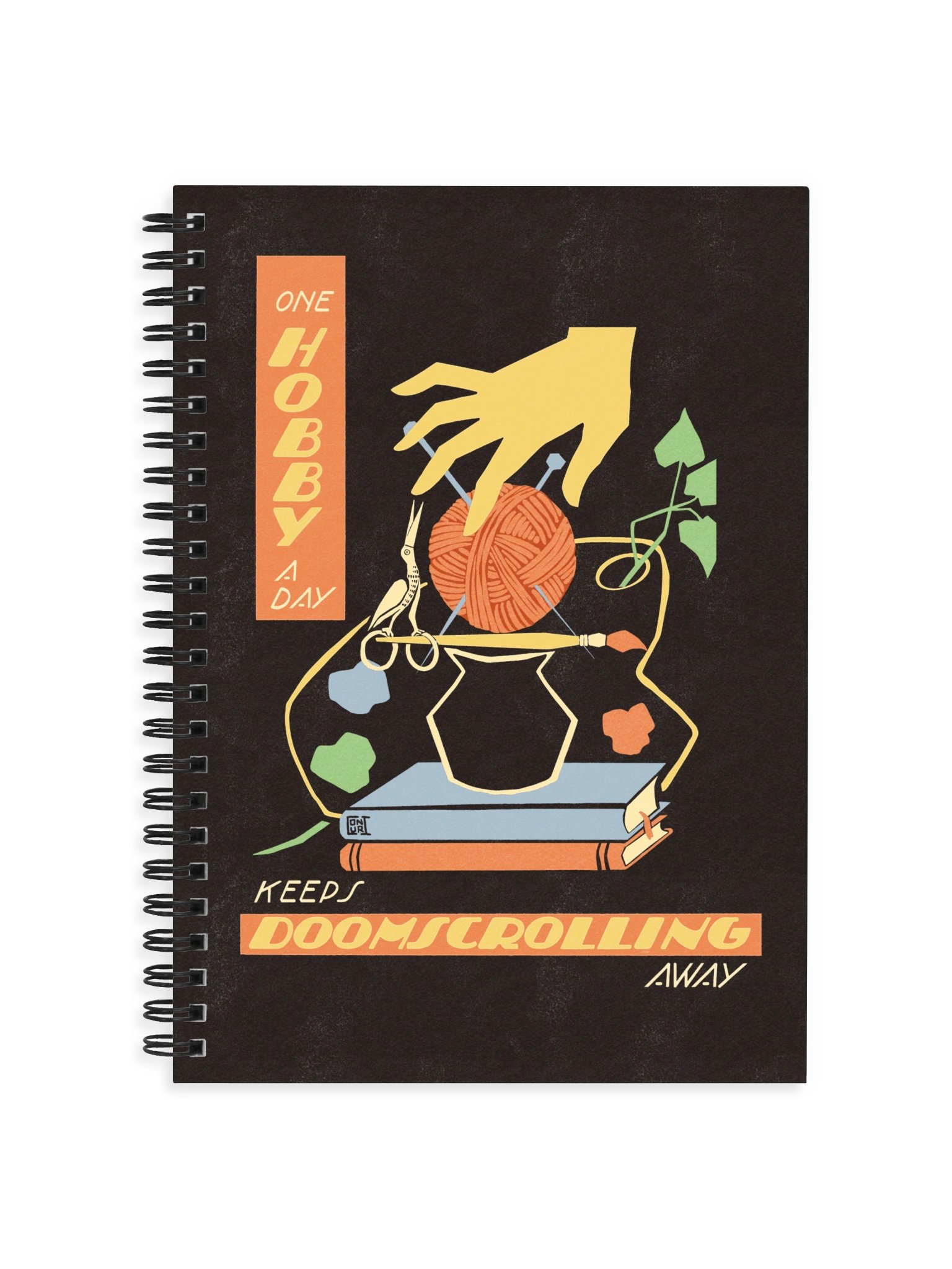One Hobby a Day Spiral Notebook product image (1)
