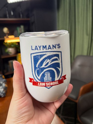 Okay, let’s be real… nobody’s putting coffee in this thing 🍷

Outside the studio, you may find this wine tumbler being sipped...