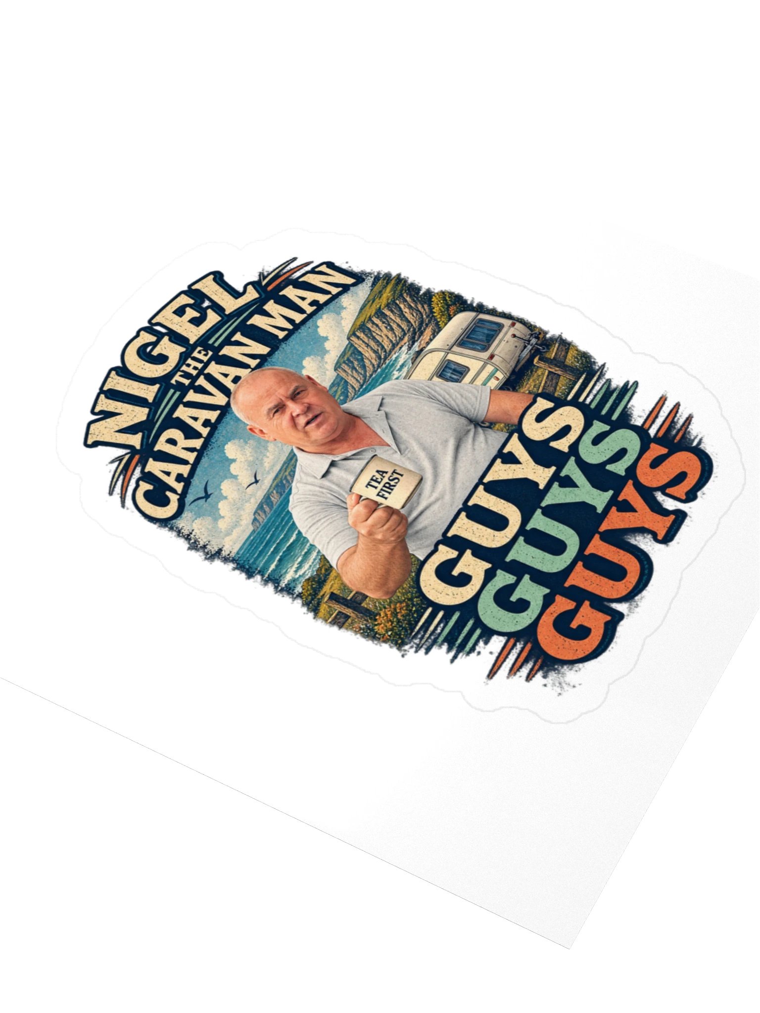 Guys Guys Guys | Kiss-Cut Sticker product image (3)