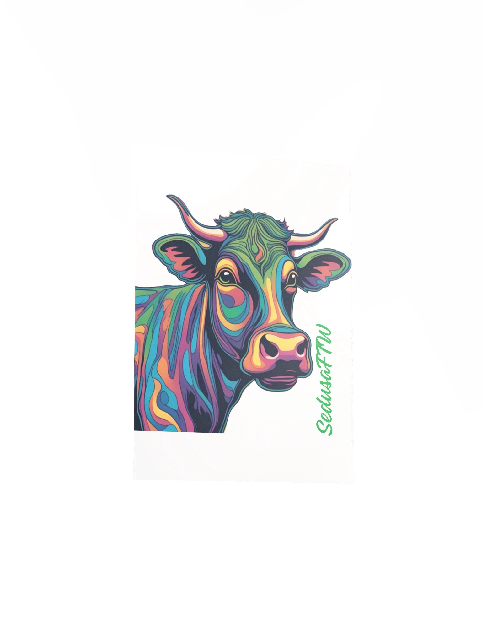 Rainbow Cow Poster product image (29)