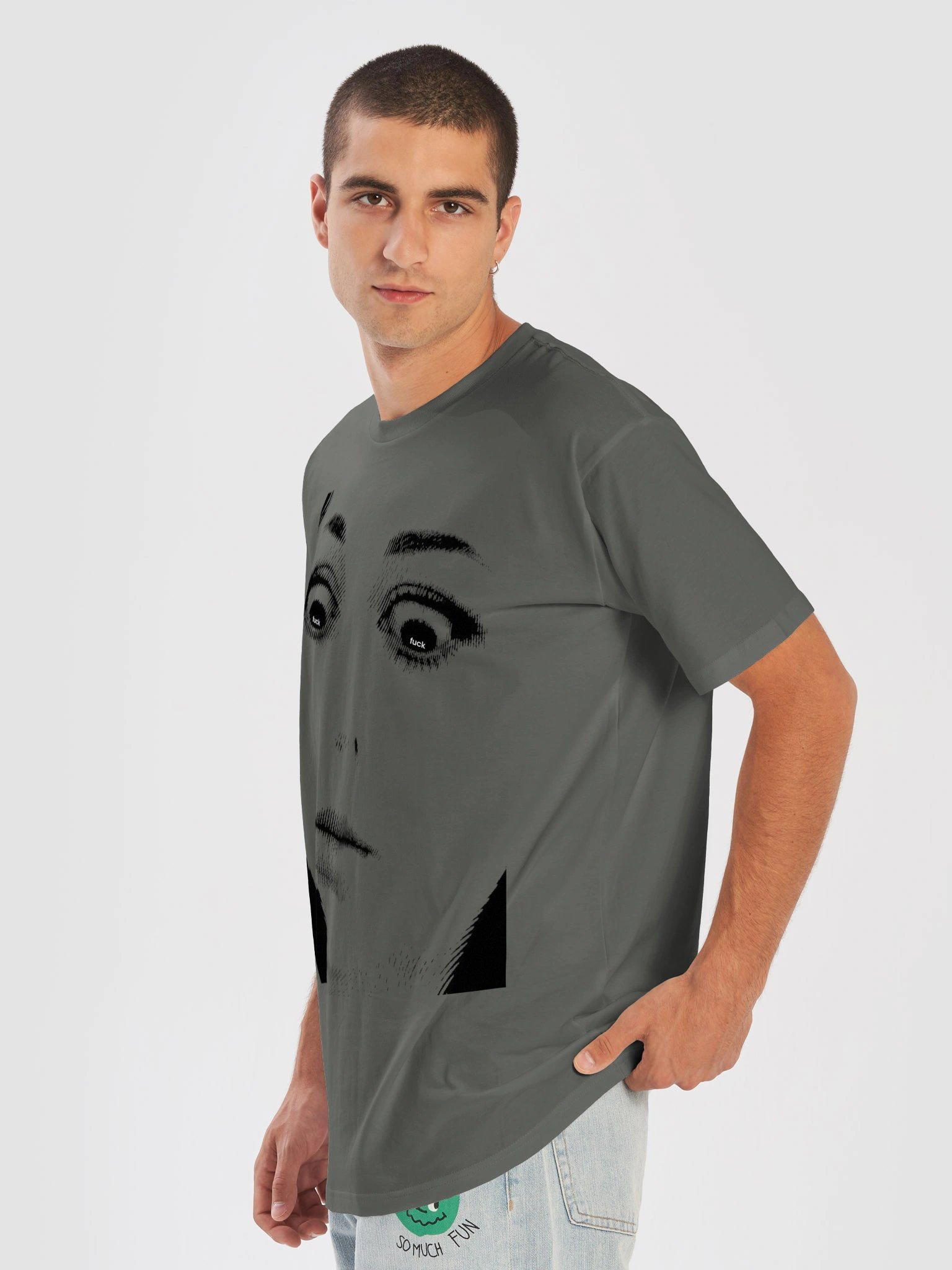 Obushook White Portrait Tee — IYKYK product image (25)