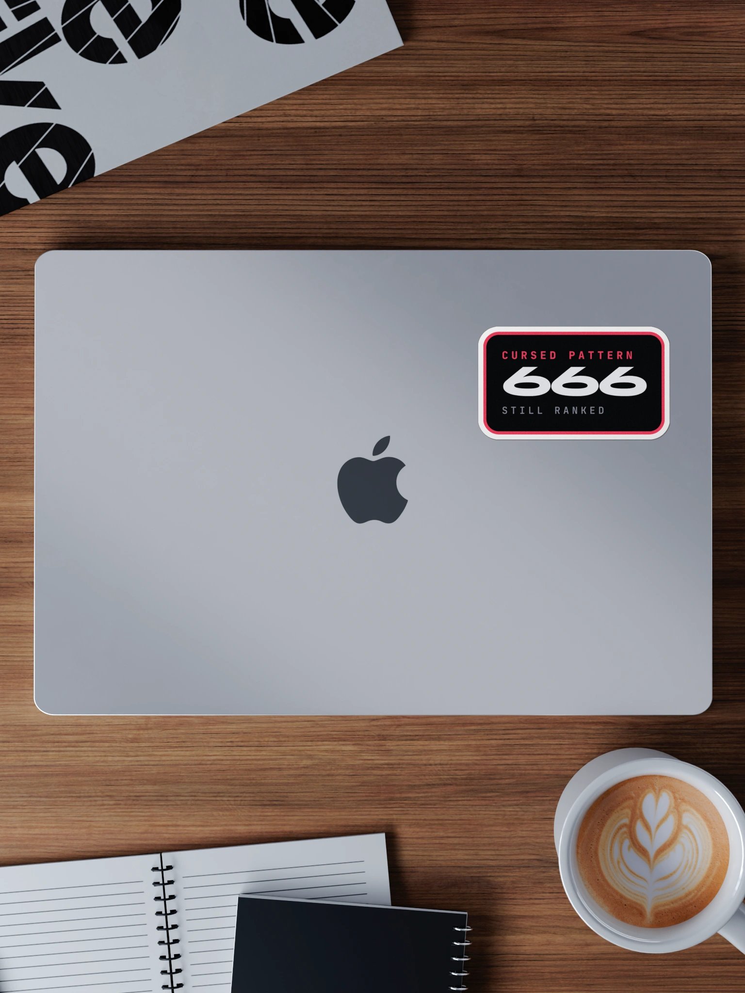 Cursed Pattern 666 Die-Cut Sticker product image (4)