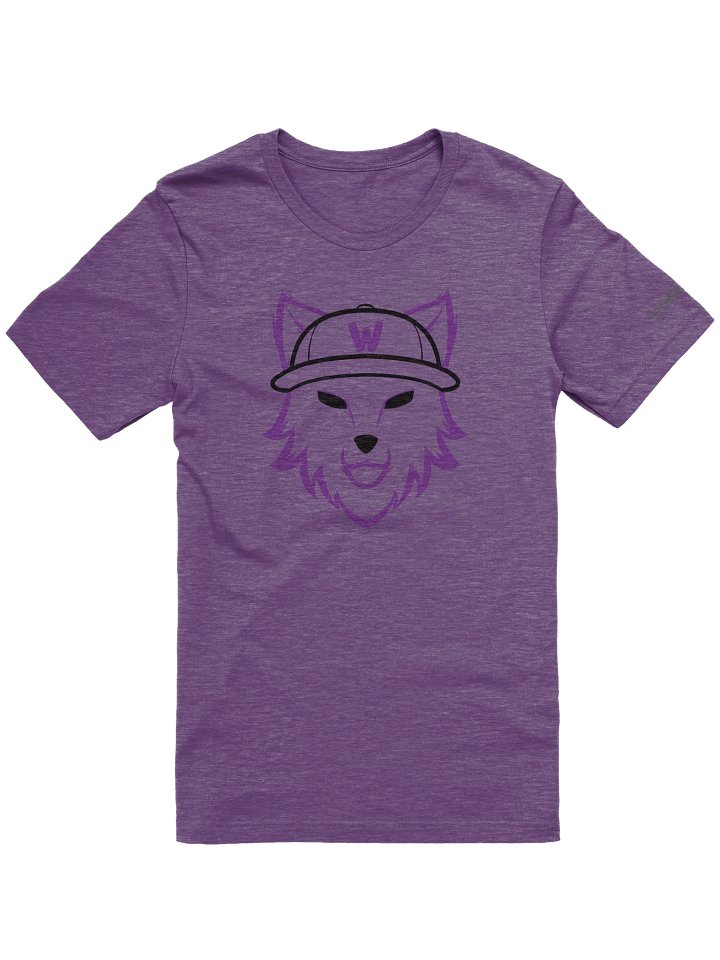 wolf_eyed Logo Purple Outline Bella Canvas T-Shirt product image (3)