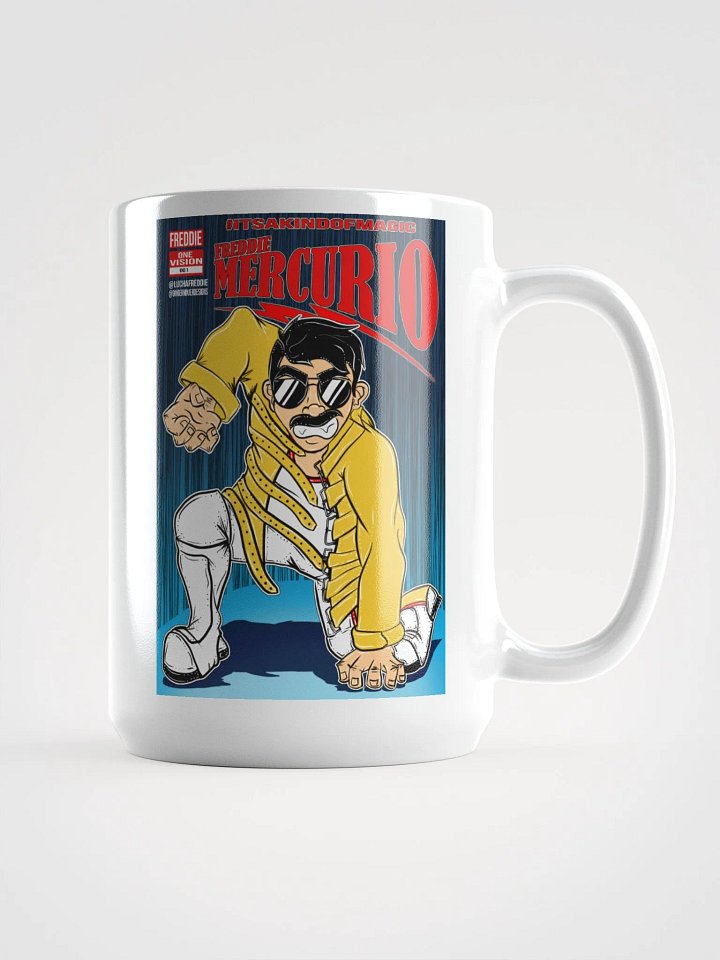 LuchaFreddie superhero landing mug product image (1)
