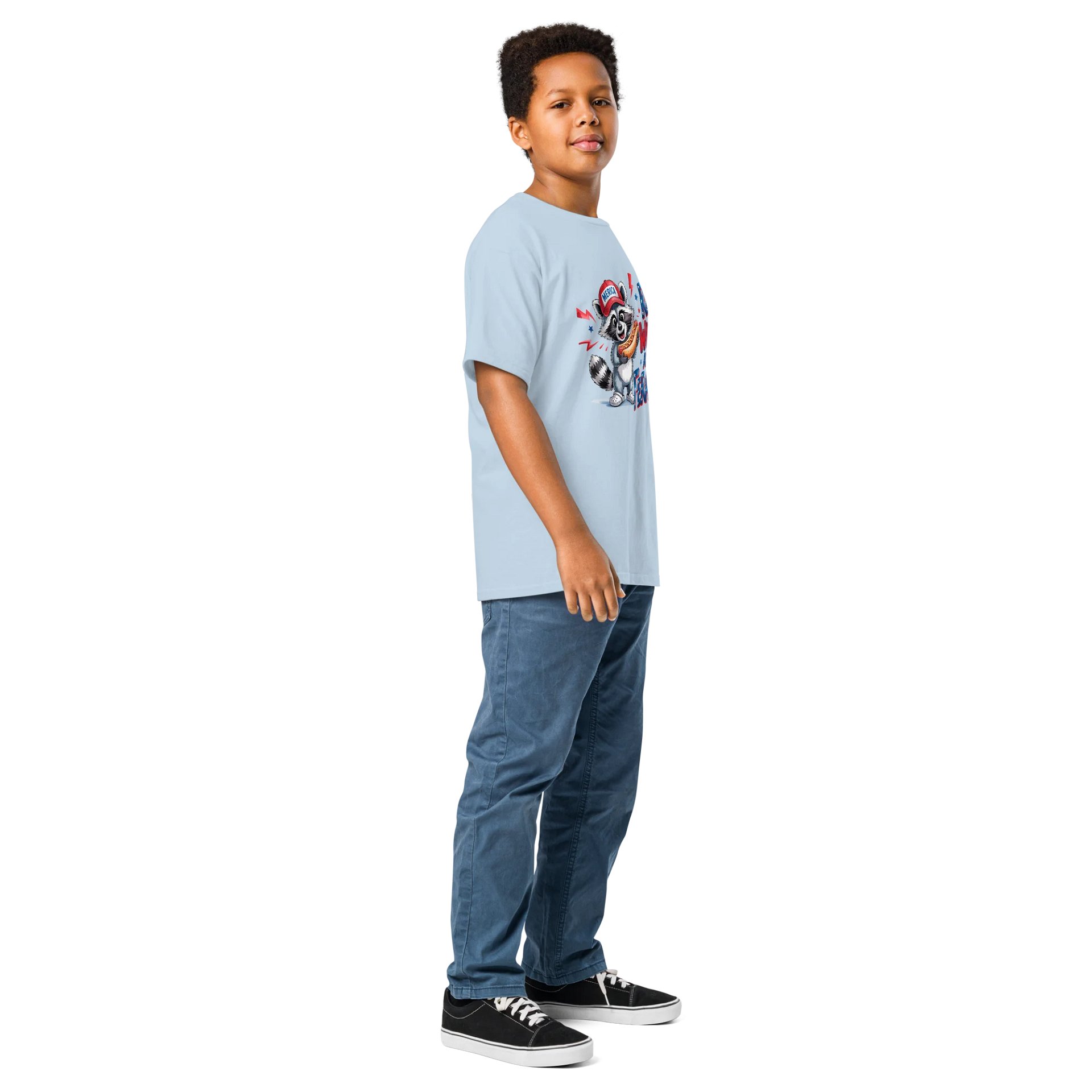 Red, White & Feral Youth Tee product image (18)