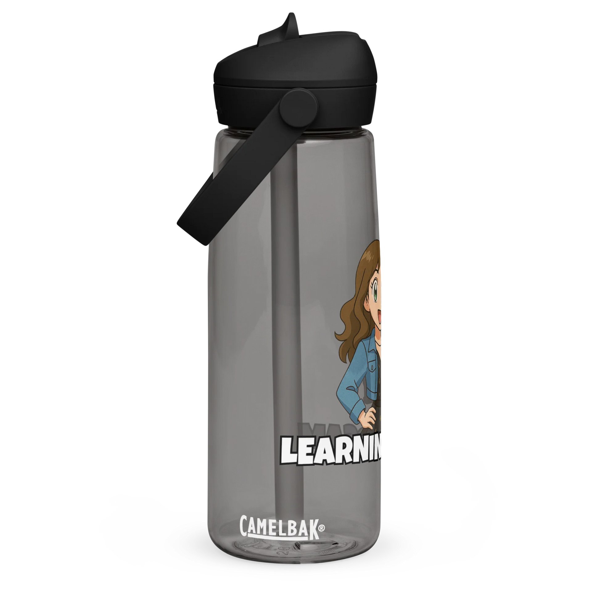 LearningtoSam - Flip Straw Water Bottle product image (1)