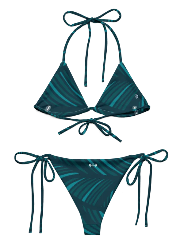His House String Bikini Set - Shadow Leaf product image (10)