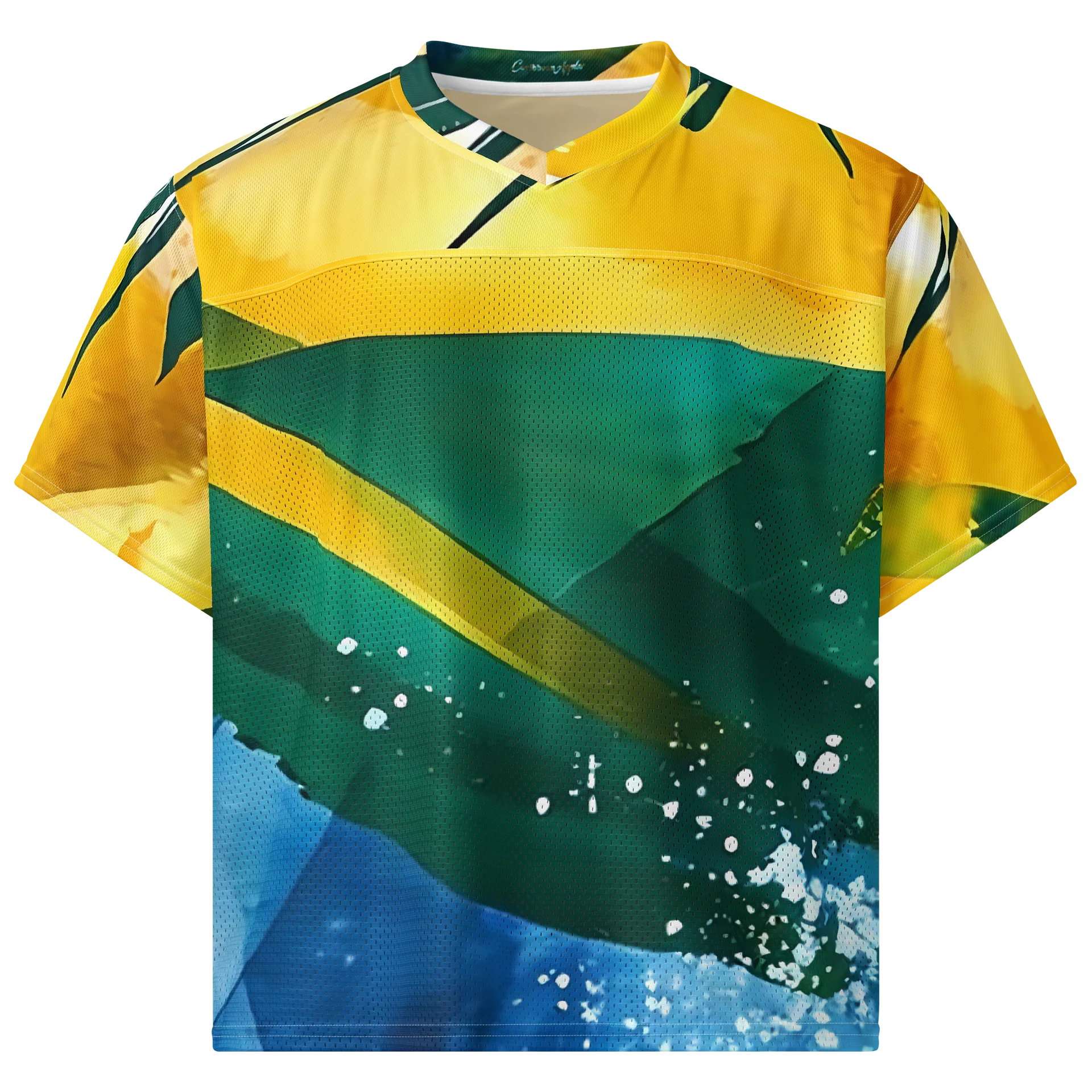 CaribbeanApples - St. Vincent and the Grenadines - SVG Vintage Sport Diplomat Print | Boxy Breathable Football Jersey product image (1)