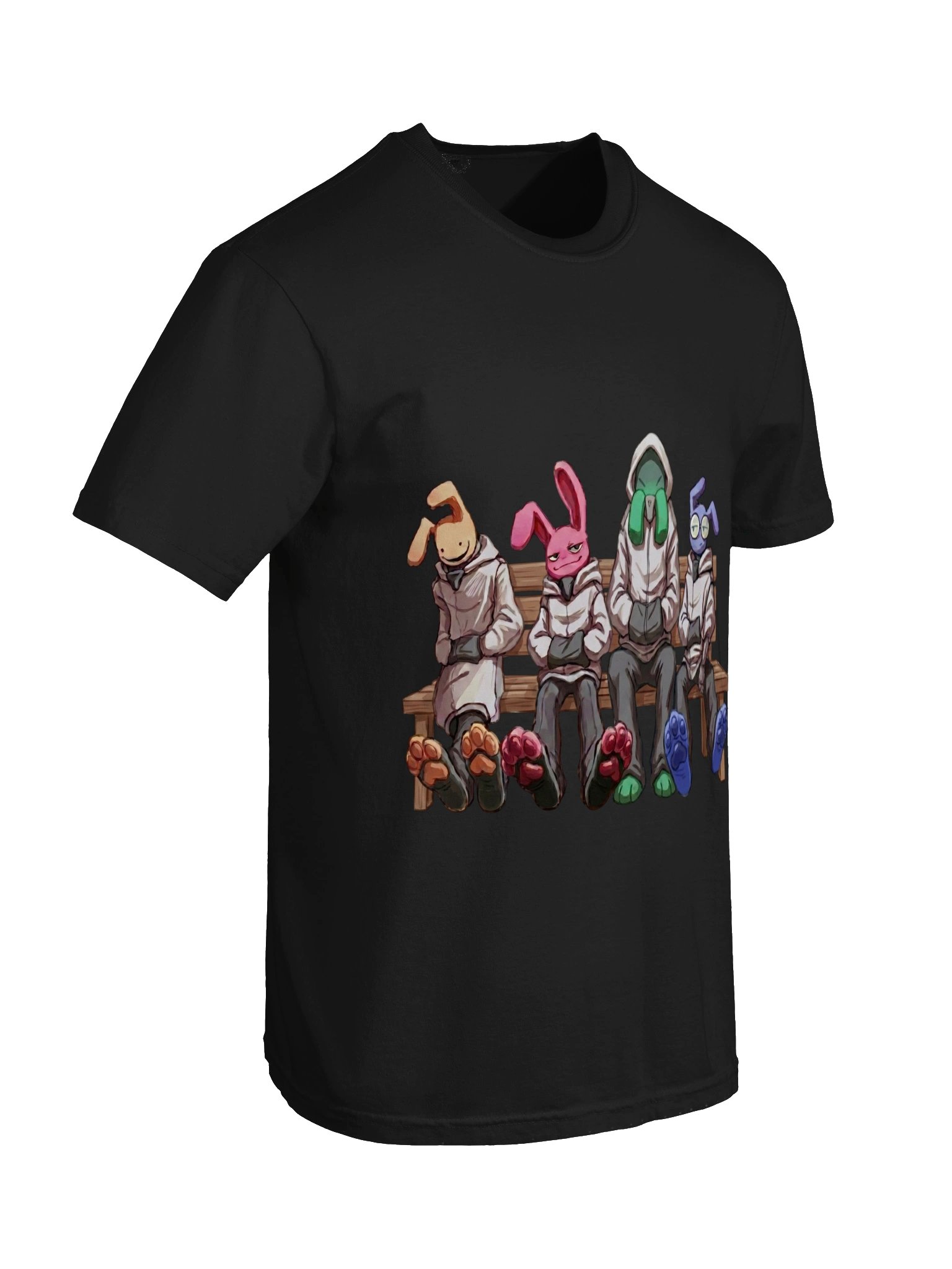 Bench Squad T-Shirt – Cute Creepy Hospital Aesthetic Unisex Tee product image (79)