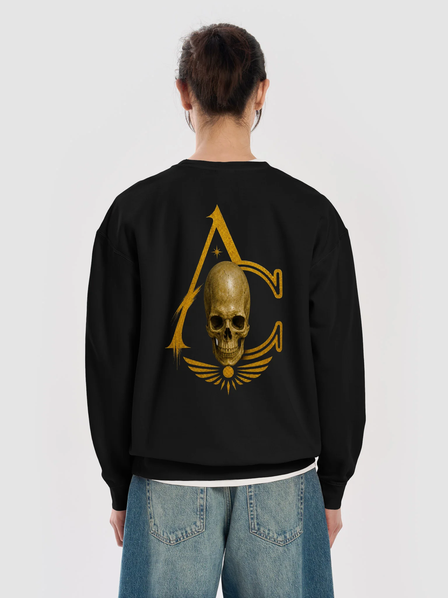 Aliencarving's UFO Omega Skull Sweatshirt product image (6)