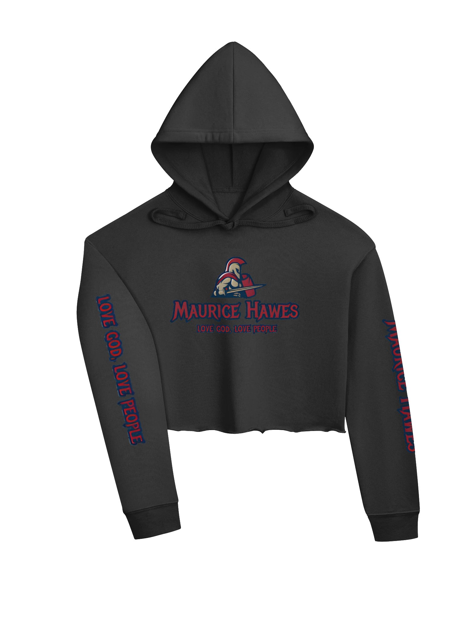 Maurice Movement Records Crop top hoodie product image (3)