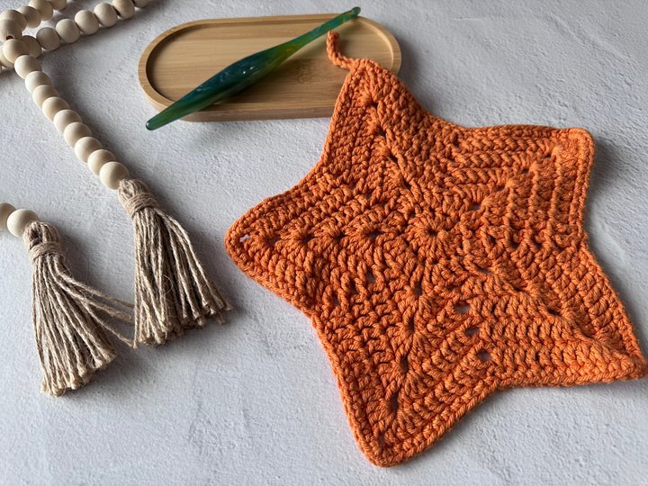 Starfish Crochet Washcloth product image (2)