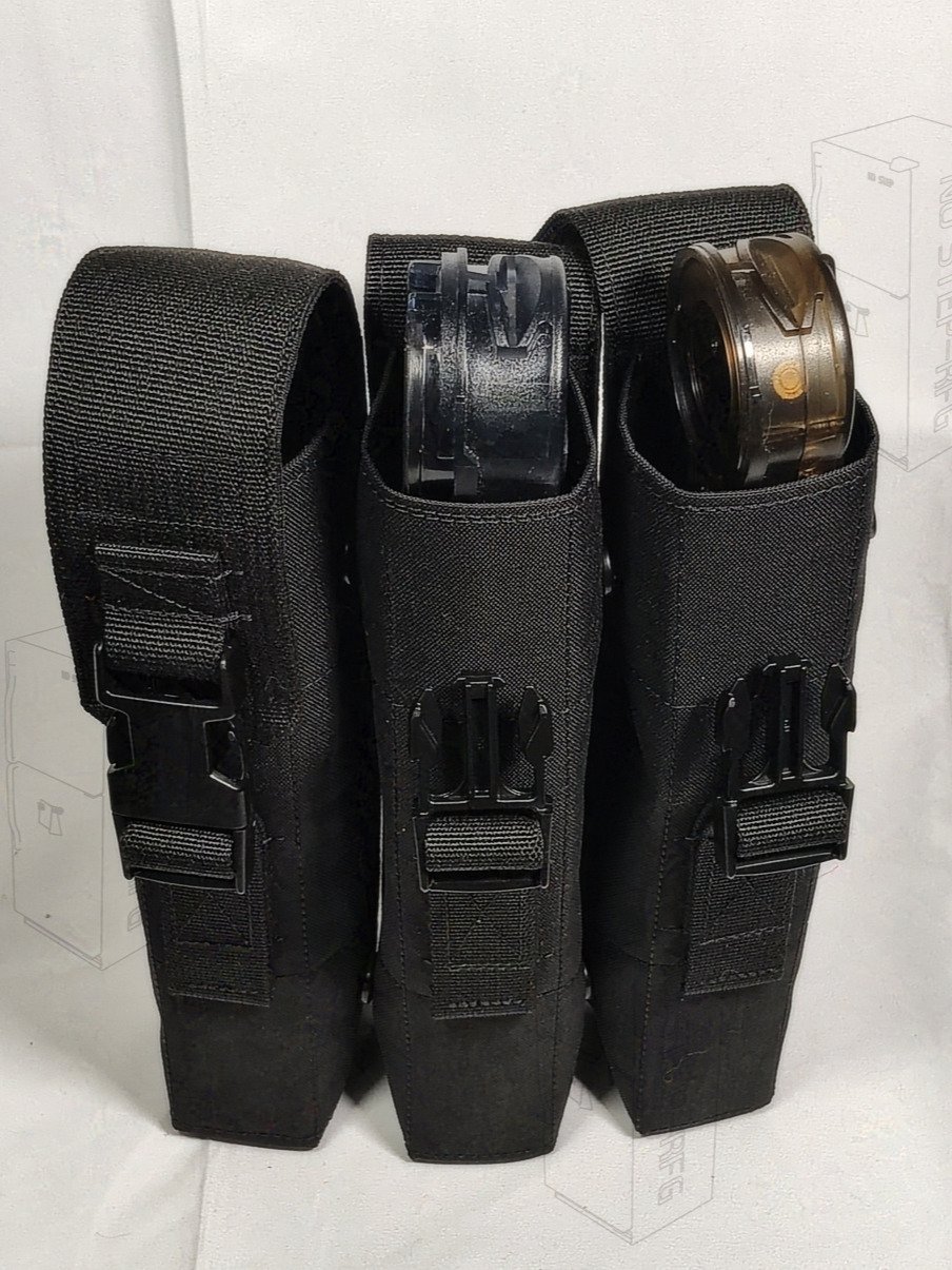 *Made to order* P90 Triple Pouch, Black product image (8)
