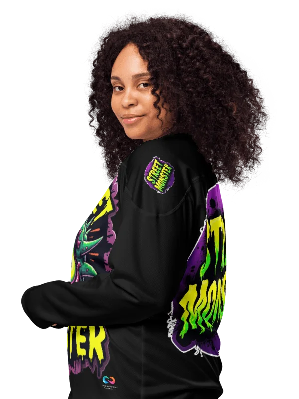 LIMITED EDITION - CNX Core All-over print Unisex Long Sleeve Tee — Street Monster 002 product image (5)