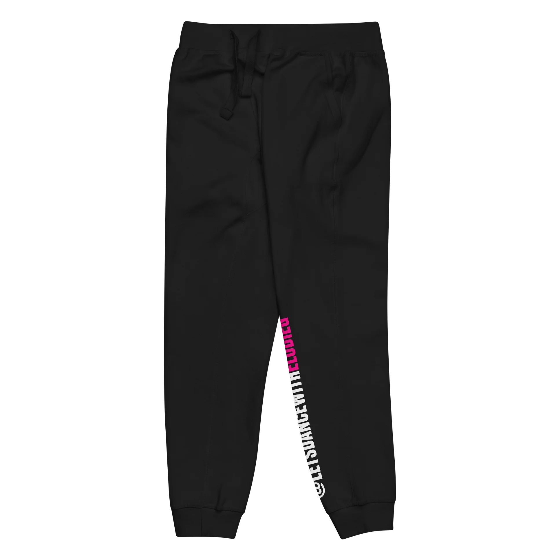 Magenta Collage Fleece Joggers product image (4)