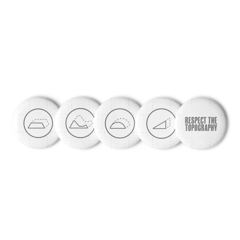 Respect the Topography - Pins product image (1)