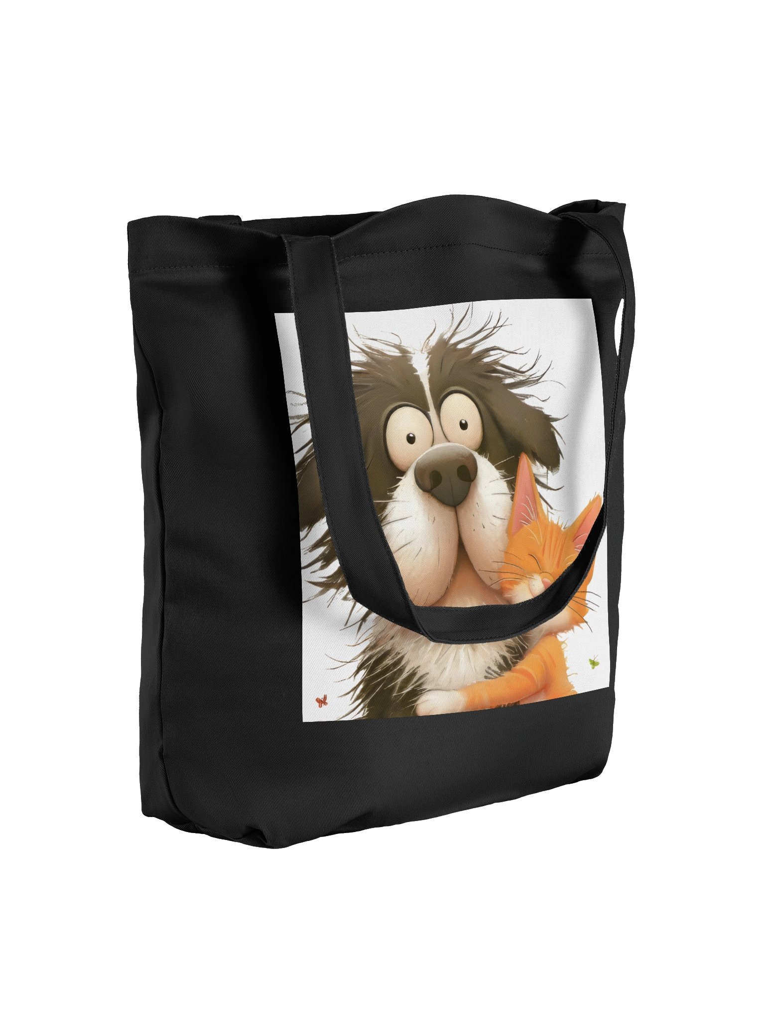 Dog and Kitten Hug Tote Bag product image (8)