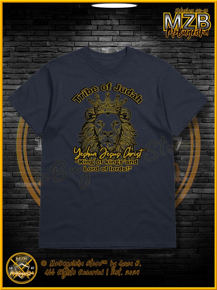 T-Shirt - MzBugeisha™ "Yeshua Jesus Christ King of kings " Faith Based T-Shirt By Anna H. product image (1)