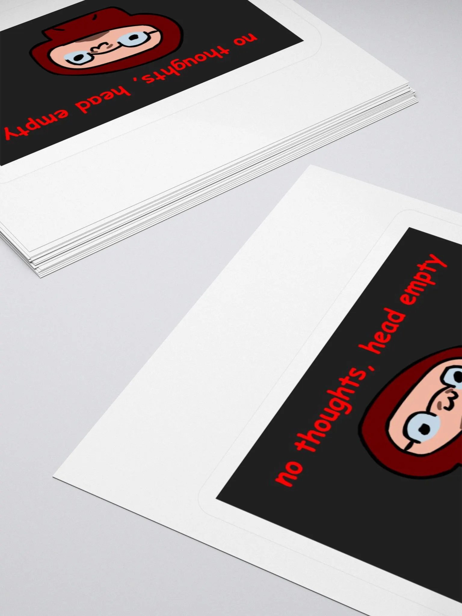 NO THOUGHTS STICKER product image (12)