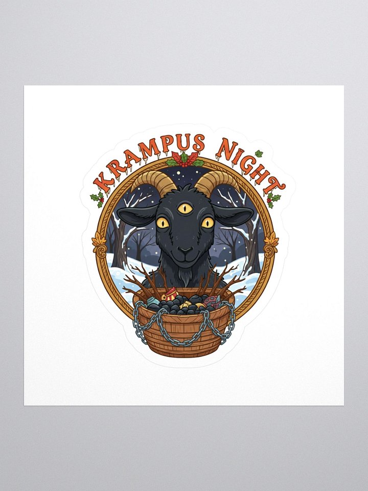 Krampus Night Kiss Cut Stickers product image (1)