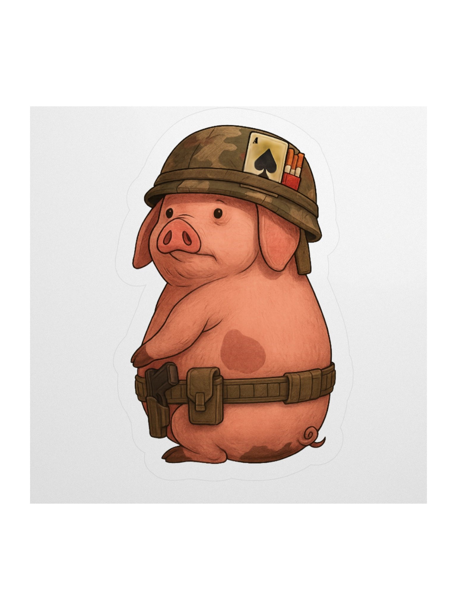 "The Grunt" Sticker product image (1)