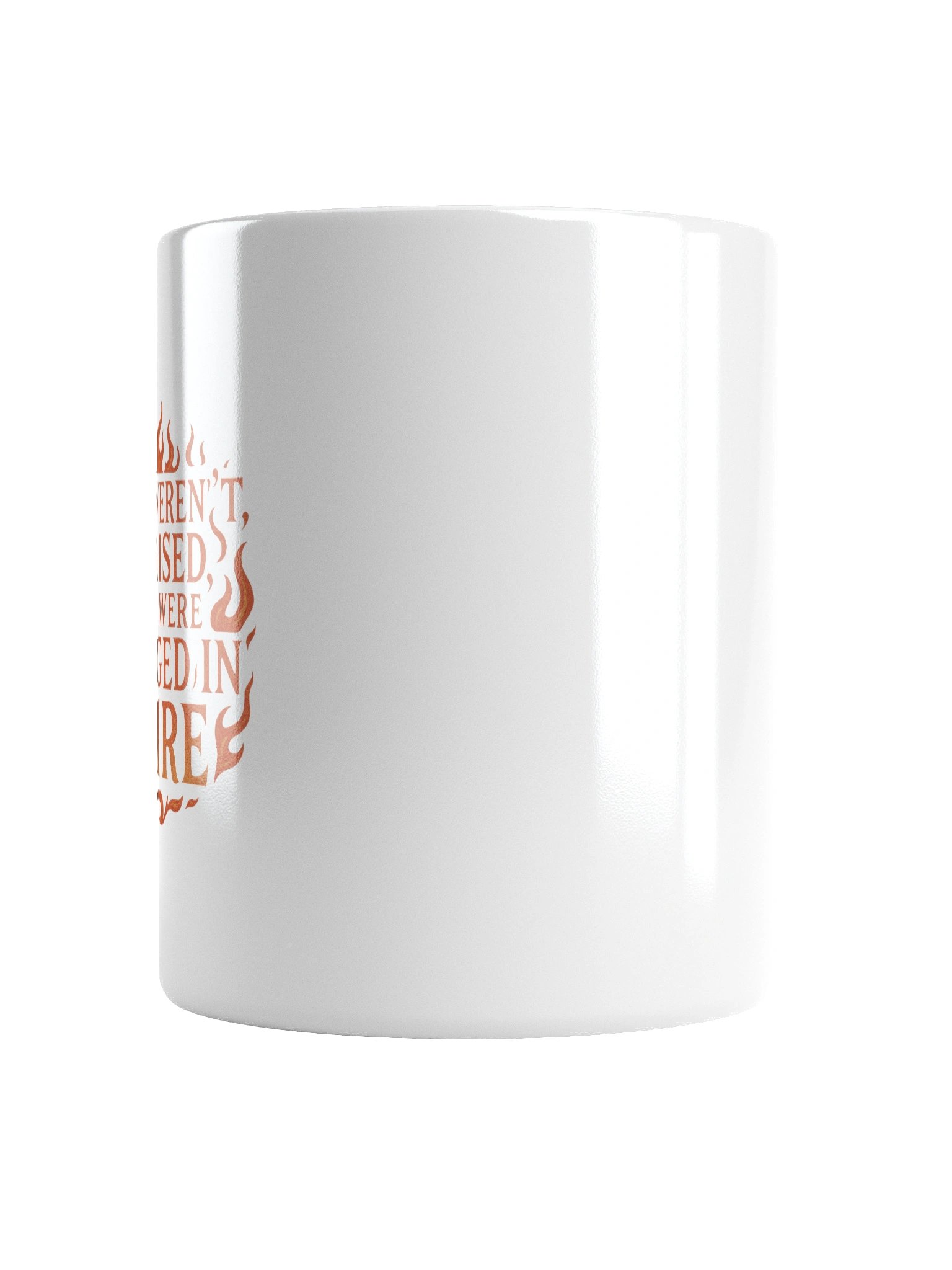 ☕ Forged in Fire – White Flame Mug 🔥 product image (3)
