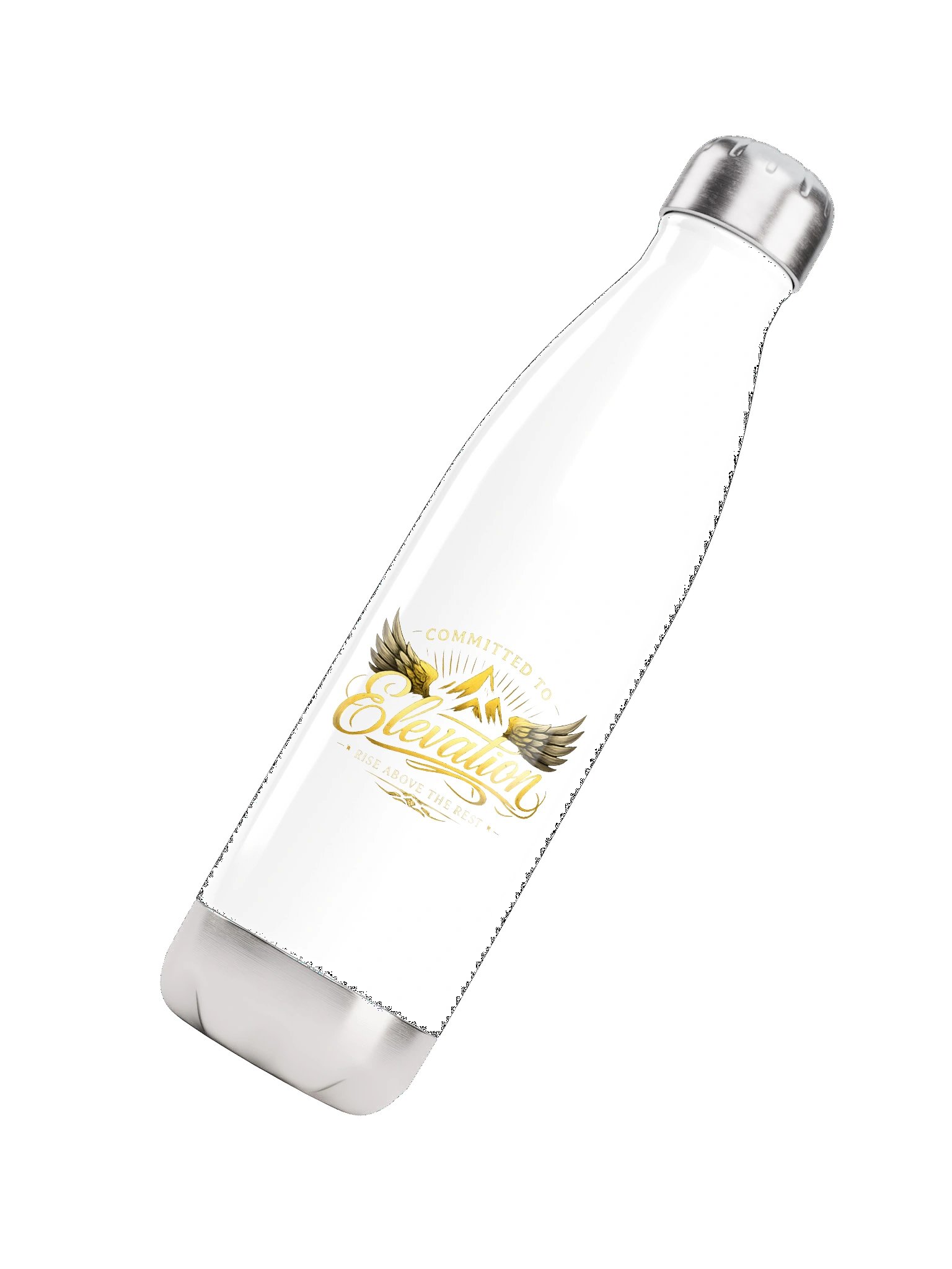 Committed To Elevation — Stainless Steel Water Bottle (Rise Above The Rest) product image (4)