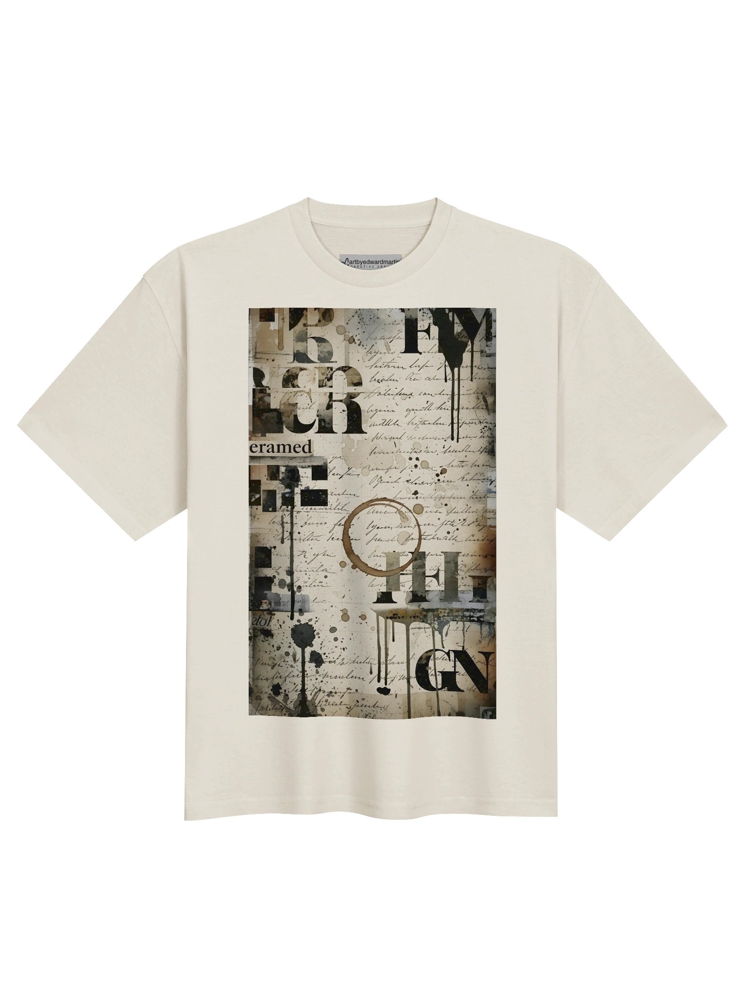 Typography Oversized T-shirt product image (1)