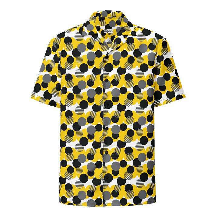 Cozy Chic Modern Geometric Polka Dot All-Over Print Buton Shirt product image (1)