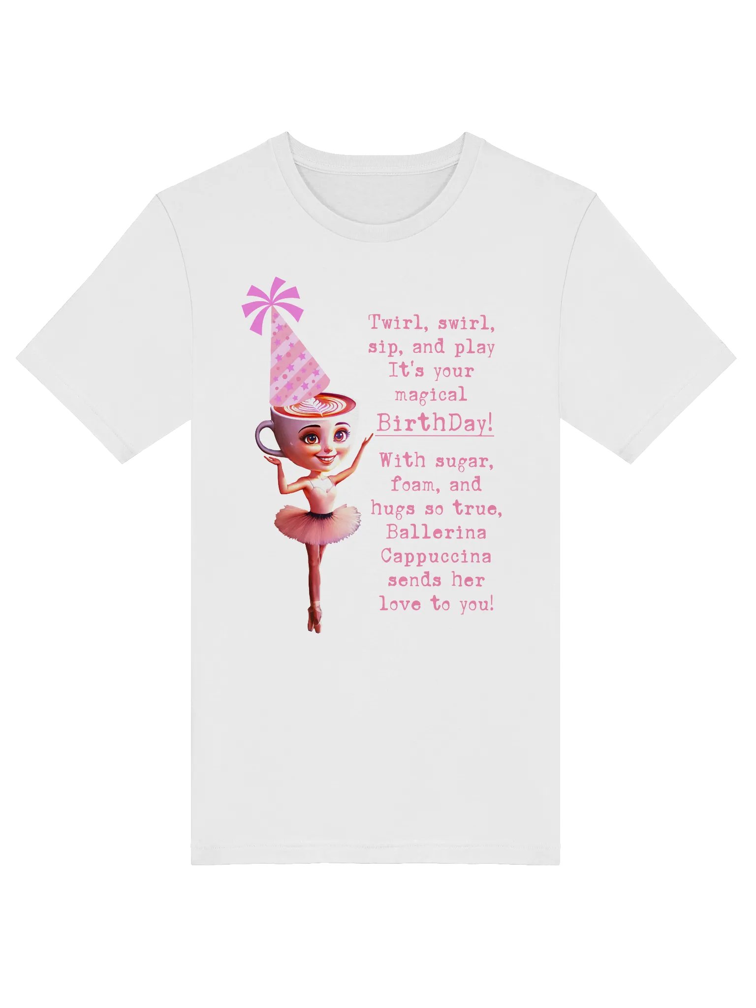 Ballerina Cappuccina Birthday T-Shirt product image (3)
