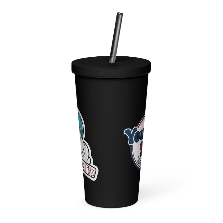 Just The Tip - Stainless Steel Tumbler with Straw product image (1)