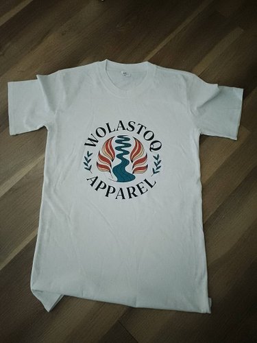 I have some T Shirts now available. They're $25 each plus shipping 

Sizes range from Small to 3xl in both white and creme.