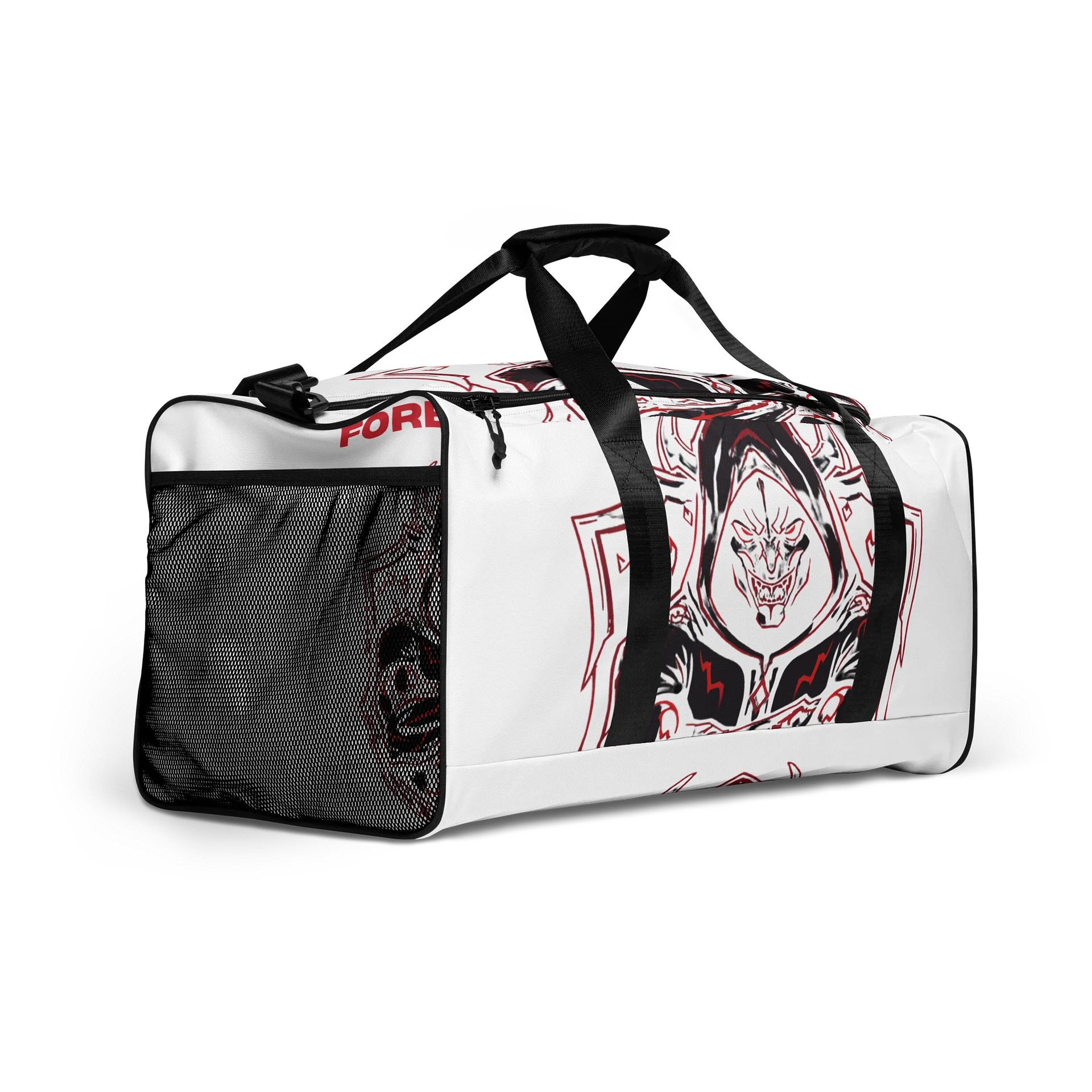 Dreadshield Duffle: Horned Hooded Creature Print product image (2)