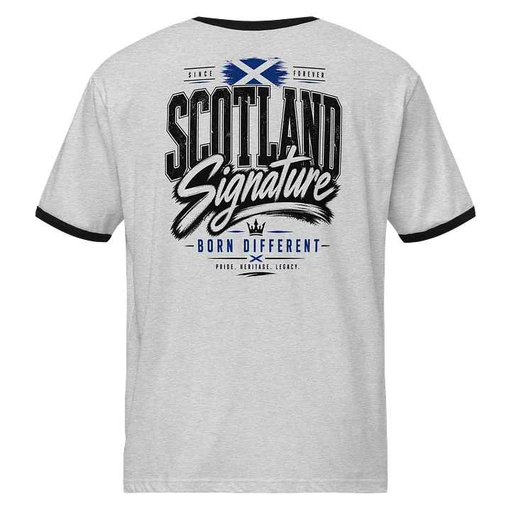 Scotland Signature “Built On Music” Premium Unisex Ringer T-Shirt product image (2)