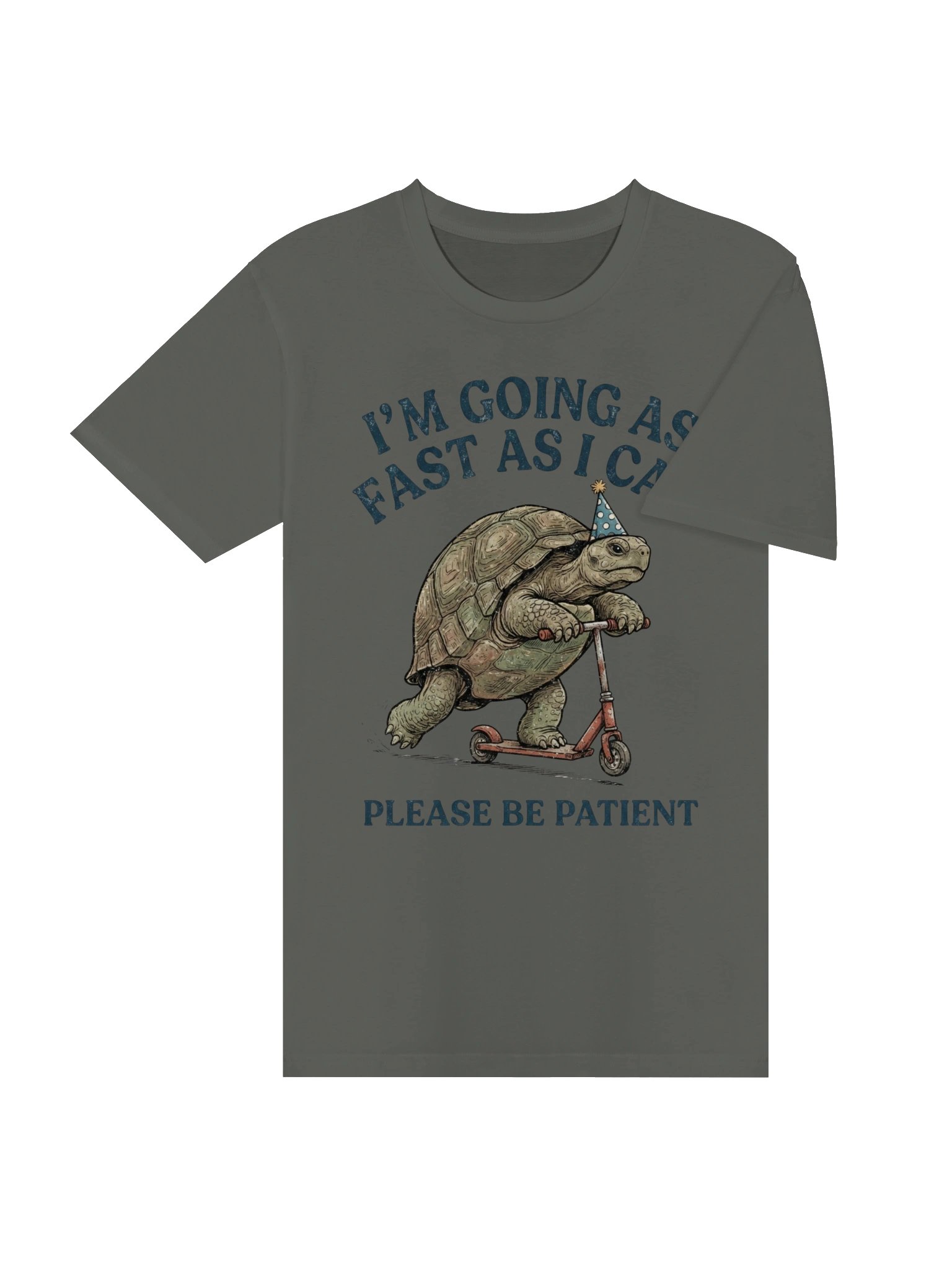 I’m Going As Fast As I Can Funny Turtle T-Shirt product image (13)