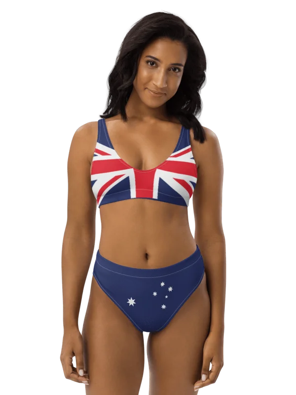 True Blue High Waisted Bikini Set product image (2)