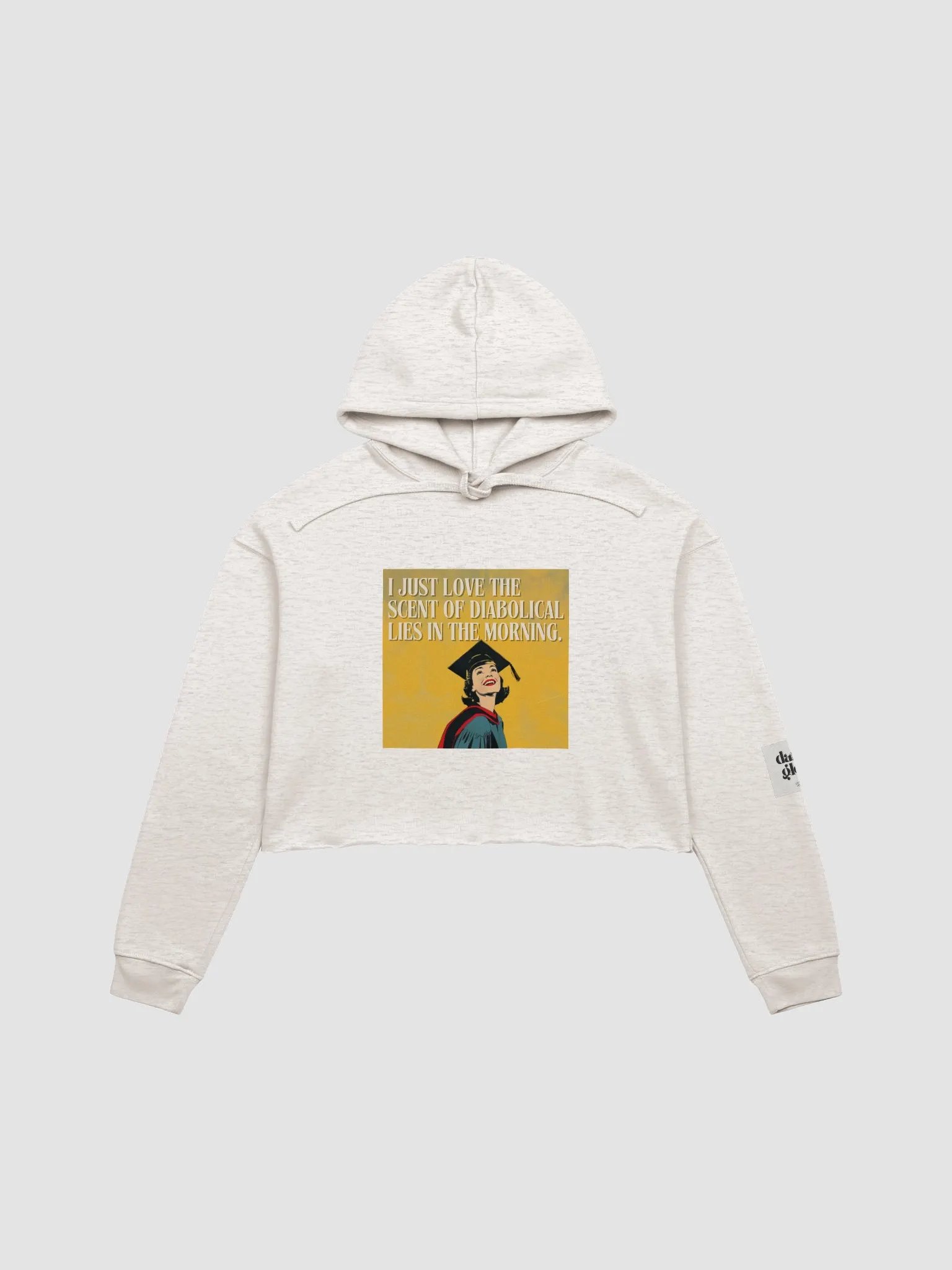 Diabolical Lies Cropped Hoodie 1 product image (1)